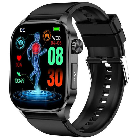 ET580 ECG Smart Watch with health monitoring display